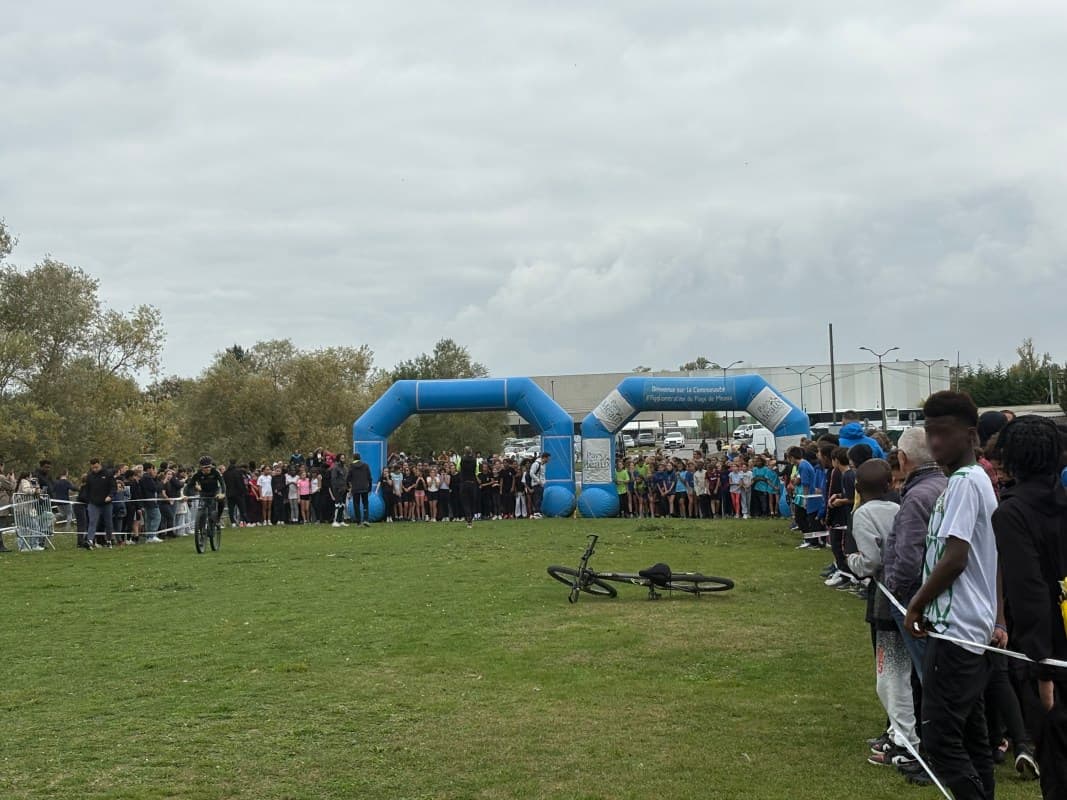 Nos élèves au cross du district